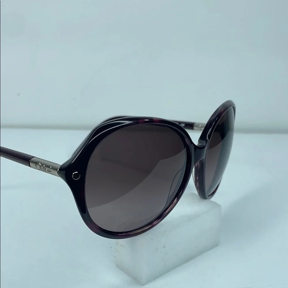 Chloe EUC Purple and Black Sunglasses Case Cleaning Cloth - Picture 2 of 7